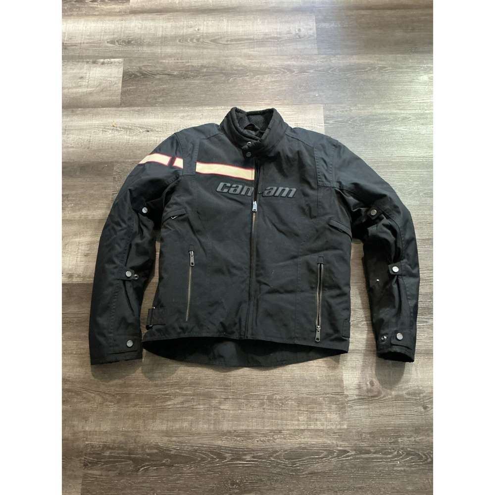 Can-Am Men's Cooper Jacket Black Medium Adjustable Waterproof 4406710690